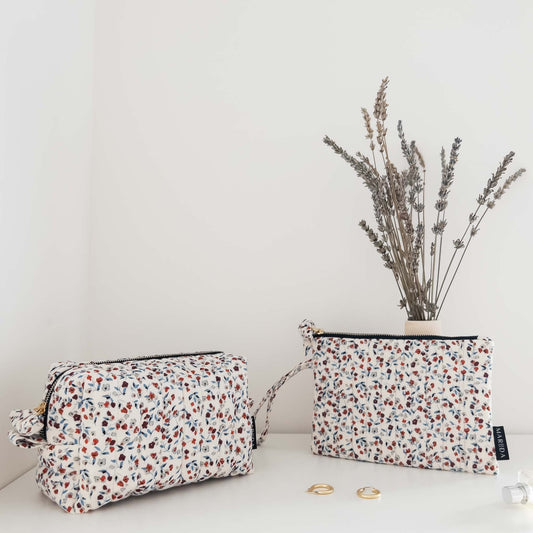 SET POCHETTE + TROUSSE AMITHA - Fiori di campo