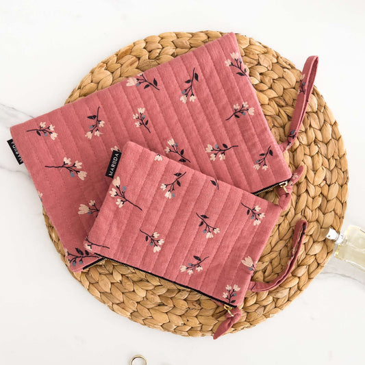 SET POCHETTE M + L - Tulipa Rose