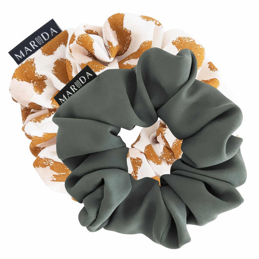 SET SCRUNCHIES LARGE - Savana